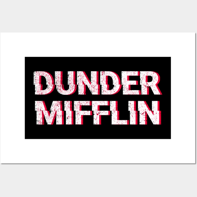 Dunder Mifflin Glitch Wall Art by Printnation